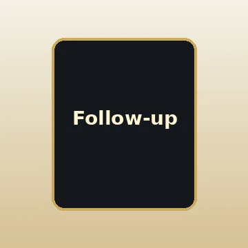 Lista de Follow-up Pós-Rodada
